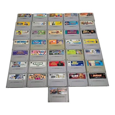 Super Famicom Spiele  Sammlung Lot x37 Nintendo NTSC-J SNES Japan SFC UNGEPRÜFT  - Bild 1 von 4