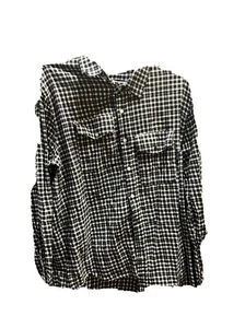 Diamond Supple Co Flannel Striped Blk - Picture 1 of 4
