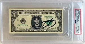 Jimmie Johnson NASCAR Racing Signed Auto $1.00 Dollar Bill PSA/DNA Slabbed - Picture 1 of 1