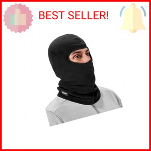 Balaclava, Winter Face Mask, Thermal Black Fleece, Ergodyne N-Ferno 6821 - Picture 1 of 2