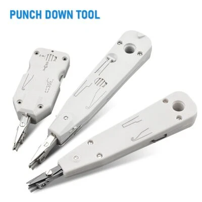 Wire Terminal Punch Down Tools Multifunction Krone Type IDC/Network Kits Cat5 - Image 1 of 4