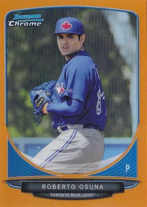 2013 Bowman Chrome Prospects Roberto Osuna /25 ORANGE Refractor Blue Jays - Picture 1 of 1