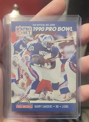 Juego profesional 1990 - Pro Bowl Barry Sanders #413 Foto 1 de 4