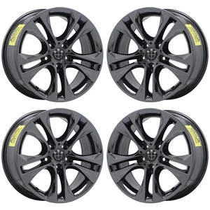 18" BMW X3 X4 Black Chrome wheels rims Factory OEM set 86099 EXCHANGE - Picture 1 of 8