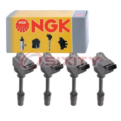 4 pc NGK Ignition Coils for 2019 Lexus NX300 2.0L L4 Spark Plug Wire Boot  ny - Image 1 of 4