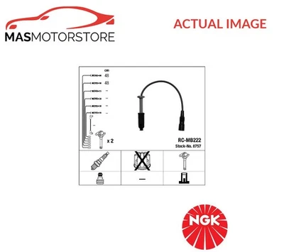 IGNITION CABLE SET LEADS KIT NGK 0757 P FOR MERCEDES-BENZ C-CLASS,E-CLASS - Image 1 of 4