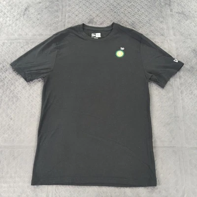 Футболка BP British Petroleum New Era черная с вырезом лодочкой короткий рукав мужская маленькая - Изображение 1 из 4