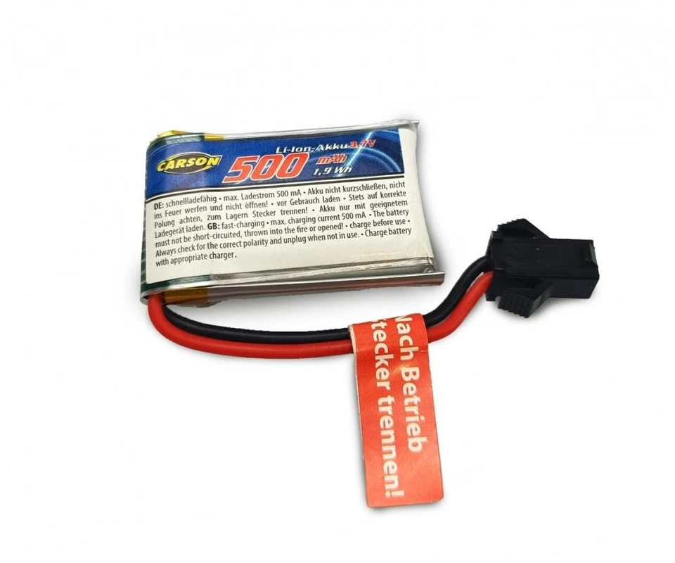 CARSON 3,7V/500mAh Lipo Akku Jetski JST / 500608285 - Bild 1 von 1