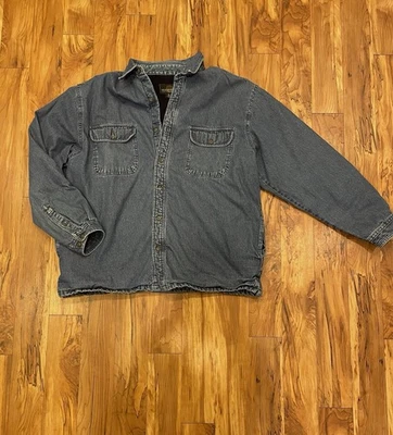 Women’s Denim and Fleece Lined Barn Jacket Coat - Image 1 of 4