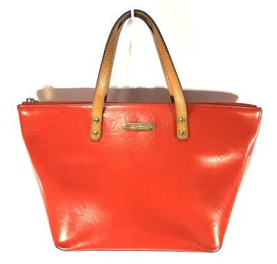 LOUIS VUITTON Mono Vernis Bellevue PM Red/Orange Satchel Handbag *Made in FRANCE - Image 1 of 4