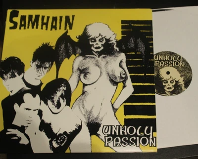 Samhain Unholy Passion reissue with blank matrix Plan 9 NM - Image 1 of 2