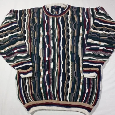 XL 90s Cotton Traders Coogi Style Sweater Vintage Y2K - Image 1 of 4