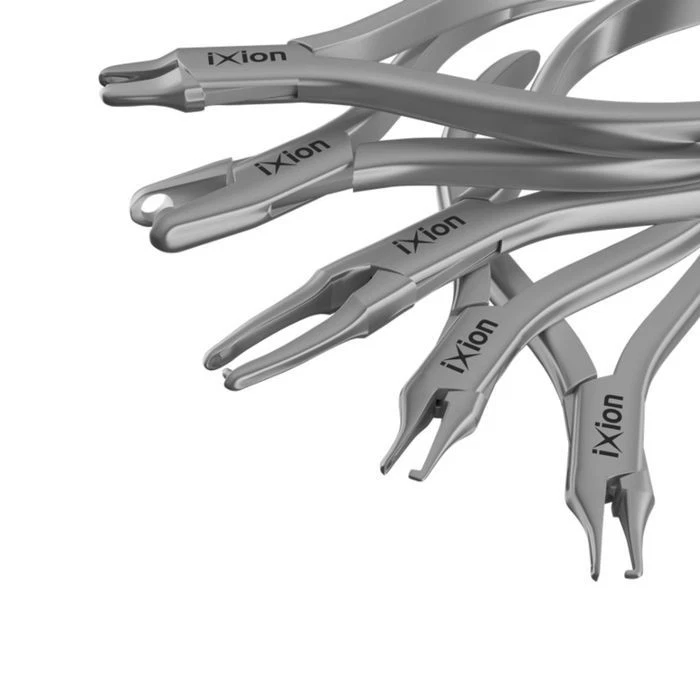 Conjunto de alicate alinhador Ixion 5 peças | ortodontia IX887 IX888 IX889 IX890 IX891 DB - Imagem 1 de 4