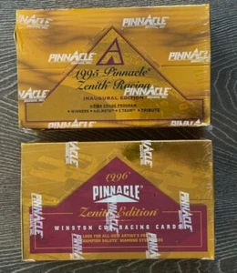1996 & 1995 Pinnacle Zenith NASCAR Winston Cup Racing RARE FACTORY SEALED Boxes - Picture 1 of 8