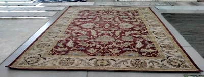 Alfombra mancha trasera roja/marfil 11' x 16', precio reducido 1172738138 HG628D-1116 Foto 1 de 4