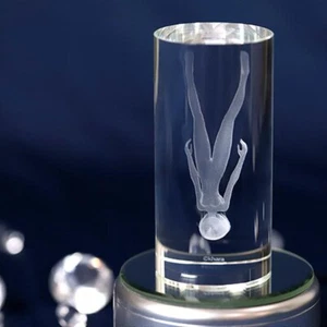 Evangelion EVA STORE limited Original Memorial Crystal Rei Ayanami - Picture 1 of 6