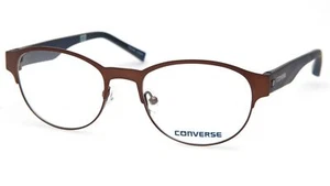 New Converse Rx Eyeglasses Frame w Soft Case - Q030 Brown (49-17-135) - Picture 1 of 6