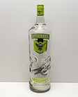 Smirnoff Vodka Lime  Large Bottle Bar Display Man Cave EMPTY appx 18"  Glass 