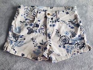 H&M Girls Shorts, Size 12-13Y, Floral, Spring