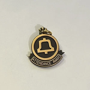 VINTAGE 1/1 10K DBl Gold Filled Illinois Bell Systems Attendance Award Charm - Picture 1 of 4