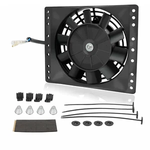 6" Zoll kleiner schlanker elektrischer Push-Pull-Ventilator 650CFM Kühler Ölkühler Mo - Bild 1 von 12