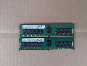 2X SAMSUNG M393A2K43BB1-CTD7Q 16GB 2RX8 PC4-2666V REG ECC SERVER RAM B3-5(20) - Picture 1 of 2