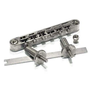 Faber 3031-1-ESW Tone-Lock Bridge EZ Brass Saddles Aged Nickel - Picture 1 of 1