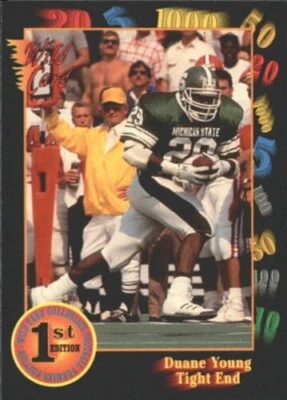 1991 Wild Card Draft #125 Duane Young - Image 1 of 2
