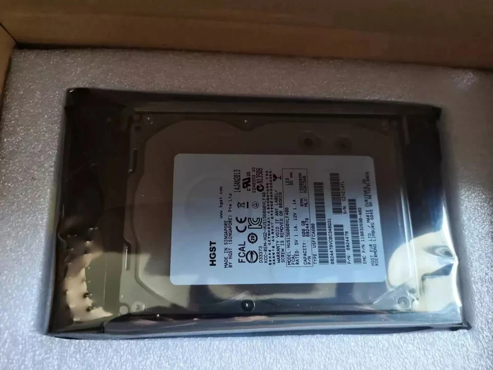 EMC 600GB 15K 4G FC HDD CX-4G15-600 005049694 005048952 005049033 CX3 CX4 hard d - Image 1 of 3