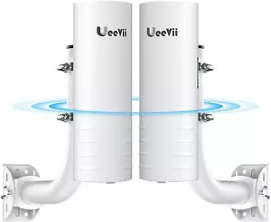 Wireless Bridge Gigabit Point-to-Point Ethernet Bridge 5.8GHz 3KM 1200Mbps 16dBi - Picture 1 of 19