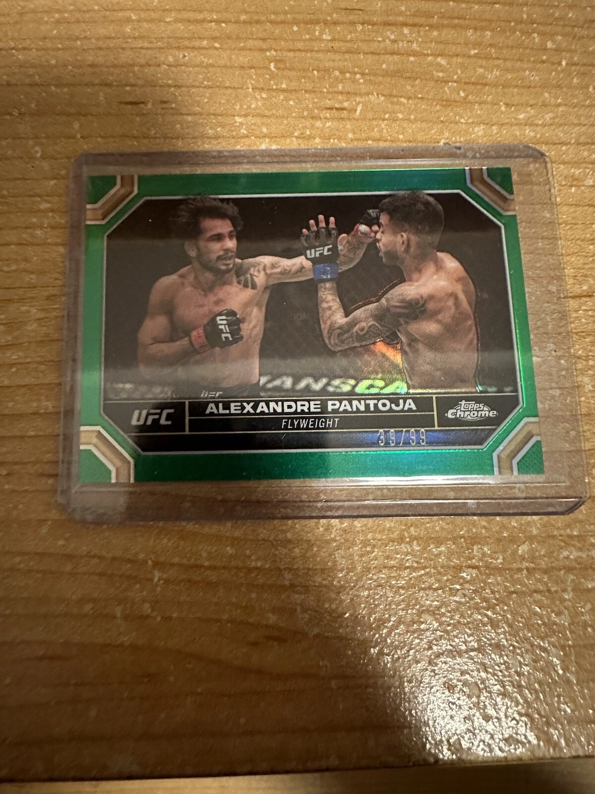 2024 Topps Chrome UFC Alexandre Pantoja Green Refactor /99