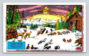 Sheboygan Wisconsin Teddy Bear SQL Postcard - Picture 1 of 2