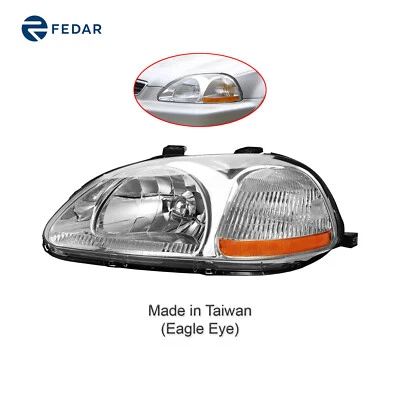 Faro luz apto 1996 1997 1998 Honda Civic sedán/hatchback/coupe conductor izquierdo Foto 1 de 3