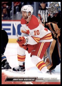 2022-23 UD Extended Series Base French #520 Jonathan Huberdeau - Calgary Flames