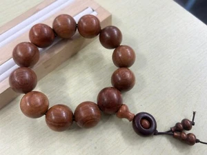 Burmese Yellow Pear Wood Beads Handmade Exquisite Beauty Strings Card 20mm - Picture 1 of 6