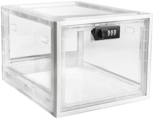 Lock Box with Combination for Food Snack Lunch Medication Refrigerator PhoneJail - Picture 1 of 9