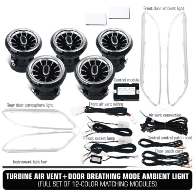 Air Vent LED Ambient Light Atmosphere Lamp For Mercedes-Benz CLA W117 2013-2019 - Image 1 of 4