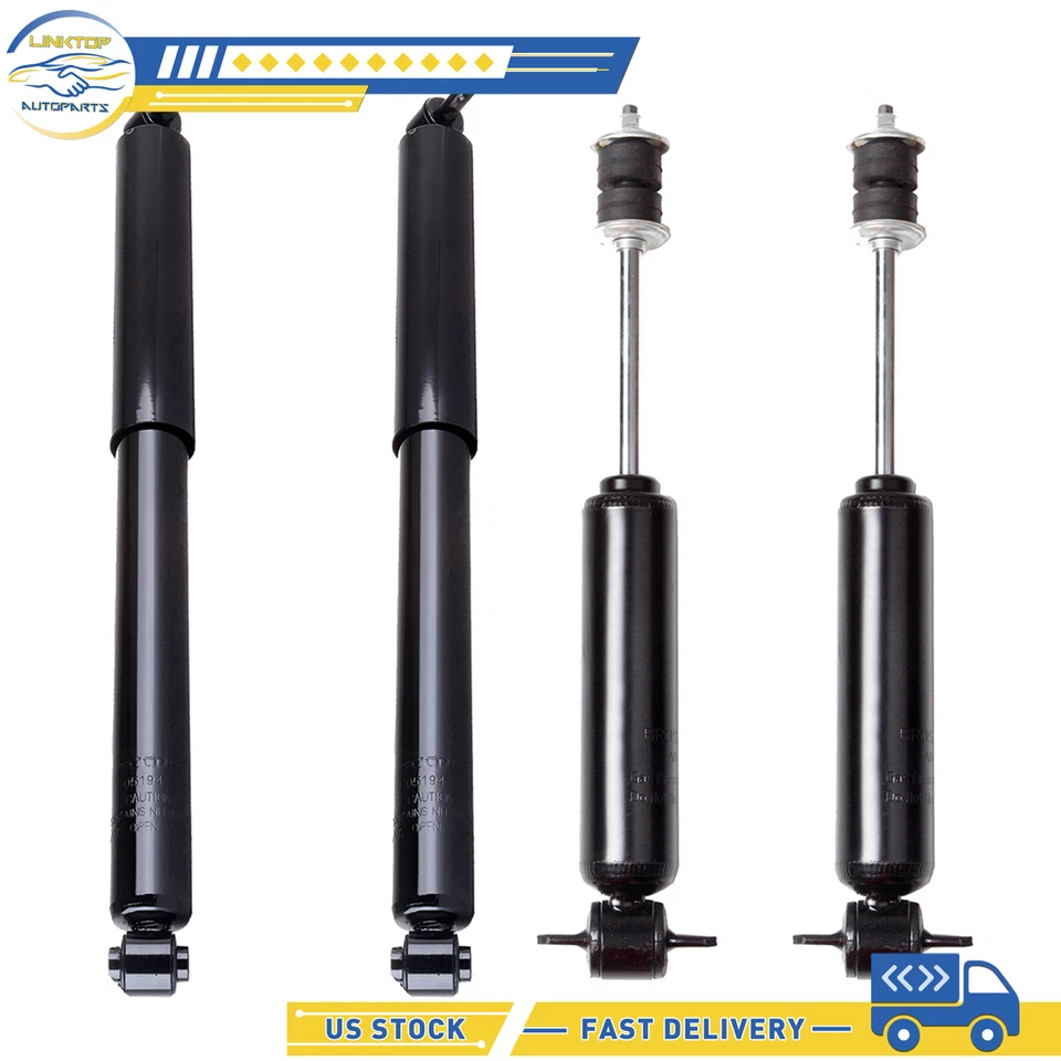 Front Rear 2 Pair Fits 94-03 Chevrolet S10 Blazer GMC Sonoma RWD Shocks Struts Foto 1 de 1