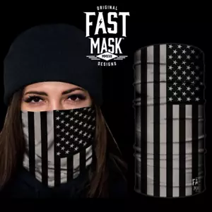 Multi Function Neck Tube - Fast Mask - Blacked Out USA - Picture 1 of 4
