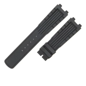 BREGUET Marine 3 5517 5547 Rubber Watch Strap Black Direct from Japan - Picture 1 of 2