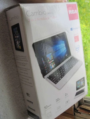 RCA Cambio 2-in1 Notebook Tablet 10 Inches 32 GB 2 GB Memory Office Mobile HDMI - Image 1 of 4