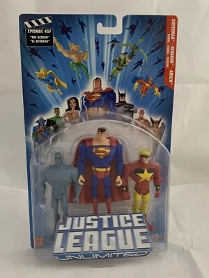 Mattel Justice League Unlimited 2004 - #457 Superman Starman Amazo - NUEVO sellado Foto 1 de 4