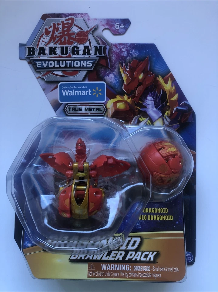 Bakugan Evolutions Dragonoid Brawler Pack Neo Red True Metal -
