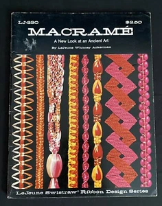 Macrame A New Look At An Ancient Art Lejeune Whitney Ackerman Swistraw 1971 - Picture 1 of 10