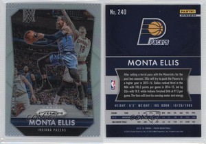 2015-16 Panini Prizm Silver Prizm Monta Ellis #240