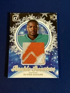 2023 Donruss De’Von Achane Rookie Sweaters - Picture 1 of 2