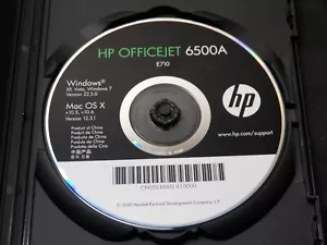 HP OfficeJet 6500A Install Setup Driver Install Software CD For Windows & Mac - Picture 1 of 3