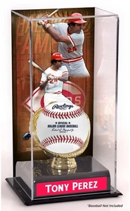Tony Perez Cincinnati Reds Hall of Fame Sublimated Display Case with Image - Picture 1 of 1