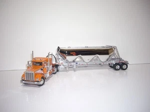 DCP FIRST GEAR 1/64 TRI-STATE KW W900A W/T SLEEPER & HEIL 3 BIN PNEUMATIC TANKER - Picture 1 of 11