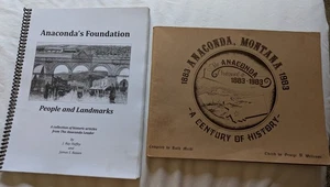 2 Anaconda MT history PBs: "Foundation: People & Landmarks" & Century of History - Picture 1 of 9